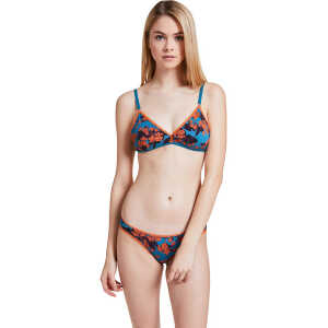 VATTER Bikini Slip “Steady Suzie” Orange Flowers