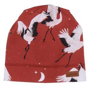 Walkiddy Dancing Cranes – Rot – Mütze