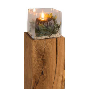 Windlicht 20x20cm von Naturmassivmöbel® Bodenwindlicht Laterne Kerzenständer