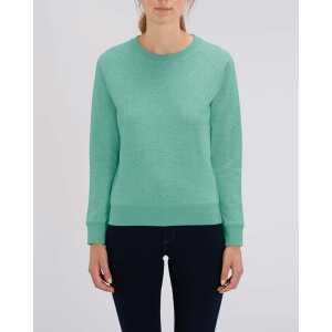 YTWOO Sweatshirt Basic meliert für Frauen, Sweater, Pullover, Bio-Baumwolle