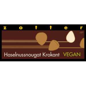 Zotter Bio-Schokolade “Haselnussnougat Krokant” 70 g