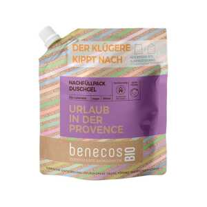 benecos Bio-Duschgel-Nachfüllbeutel mit Bio-Lavendel, 500 ml
