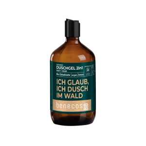 benecos Bio-Herren-Duschgel 2-in-1 mit Bio-Zirbelkiefer, 500 ml