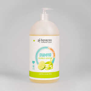 benecos Naturkosmetik – Shampoo – Family Size – Limette & Aloe Vera