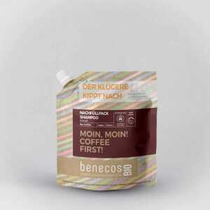 benecosBIO – Shampoo Energie BIO-Kaffee MOIN MOIN! COFFEE FIRST!