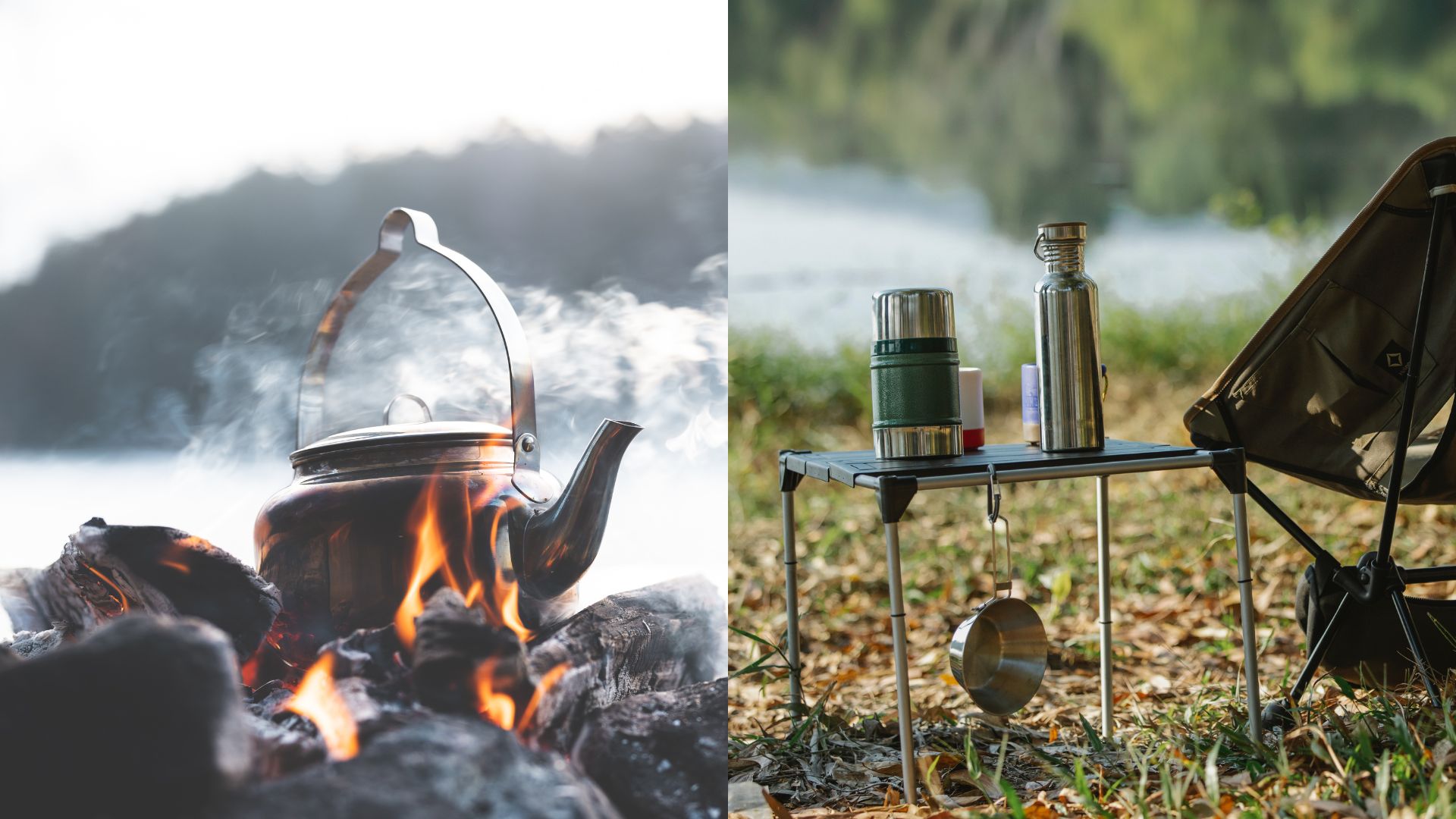 Campinggeschirr aus Metall ist leicht und robust – und damit für jede Lage unterwegs geeignet.