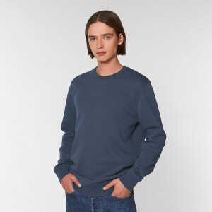 dressgoat Herren Pullover/Sweater aus Bio-Baumwolle GOATY – dunkelblau