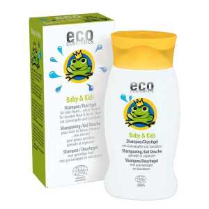 eco cosmetics ECO Baby & Kids Shampoo & Duschgel mit Granatapfel und Sanddorn