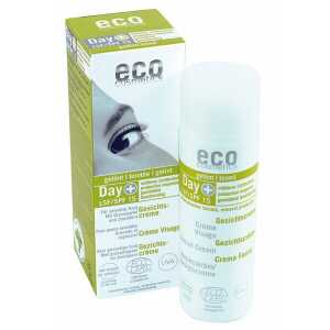 eco cosmetics Gesichtscreme LSF 15 getönt mit Granatapfel und Sanddorn