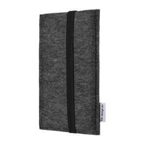 flat.design Handyhülle COIMBRA mit Anker für Samsung Galaxy Note-Serie – VEGAN – Filz Tasche