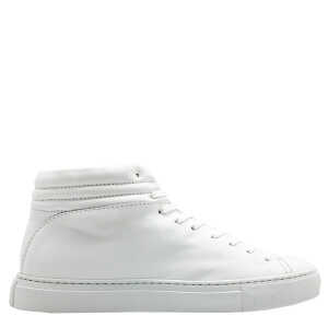 hoher Sneaker aus Leder “nat-2 Sleek all white” in weiß