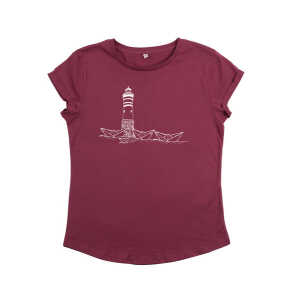 ilovemixtapes Papierhafen Leuchturm Frauen T-Shirt aus Bio-Baumwolle