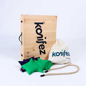 konifez® Fairtrade-Cornhole-Komplettpaket KOFFER