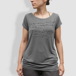 little kiwi Damen T-Shirt, “Sonate”, Heather Grey