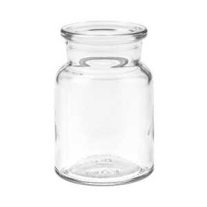 mikken Gewürzglas / Vorratsglas 150 / 300 ml rund mit Holzdeckel