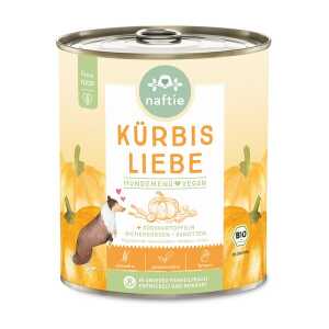 naftie BIO KÜRBIS LIEBE veganes Hundefutter Nassfutter Menü