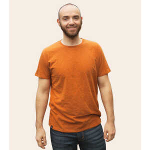 päfjes Basic / Blanko – Fair gehandeltes Bio Männer T-Shirt Slub