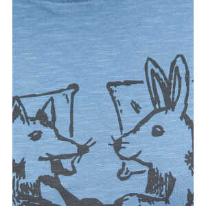 päfjes Fuchs & Hase – Frauen T-Shirt – Fair gehandelt aus Baumwolle Bio – Slub