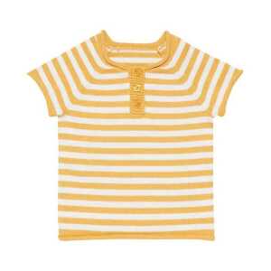sense-organics Baby Strick Shirt * Rene gelb; navy * GOTS zertifiziert Sense Organics