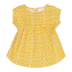 sense-organics Baby Tunika/Kleid *Punkte gelb* Gots & Bio | Sense Organics