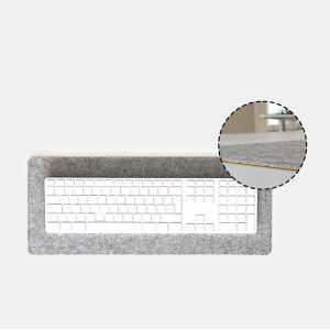 smukbird Schreibtischunterlage “Keyboard” aus Filz und Kork