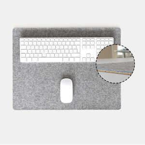 smukbird Schreibtischunterlage “Tastatur & Mouse | groß” Filz und Kork