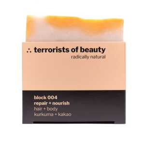 terrorists of beauty Seife block 004 ∴ repair + nourish, hair + body