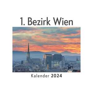 1. Bezirk Wien (Wandkalender 2024, Kalender DIN A4 quer, Monatskalender im Querformat mit Kalendarium, Das perfekte Geschenk)
