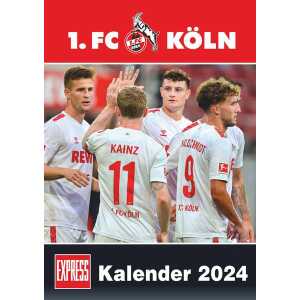 1. FC Köln 2024 – Fußball-Kalender – Express-Fankalender – Wandkalender 29,7 x 42 cm