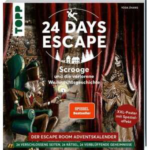 24 DAYS ESCAPE – Der Escape Room Adventskalender: Scrooge und die verlorene Weihnachtsgeschichte. SPIEGEL Bestseller-Autor