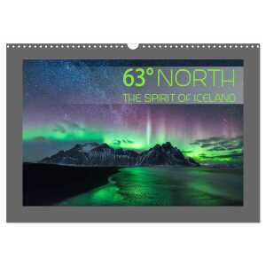63° North – The spirit of Iceland (Wandkalender 2024 DIN A3 quer), CALVENDO Monatskalender