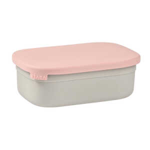 BEABA® Lunchbox aus Edelstahl – velvet grau/dusty rosa