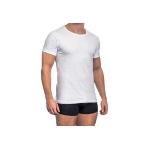Barrio 13 Unterhemd Herren Rundhals Ausschnitt 4er Pack – T-Shirt Kurzarm aus Baumwolle
