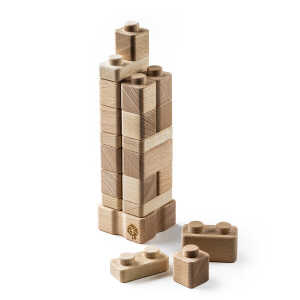 Baumkinder® Holzbausteine Set “Stapelturm Mini” (23 Bausteine)