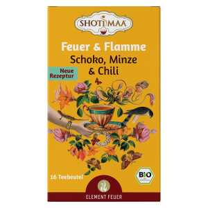 Bio Feuer & Flamme Schoko, Minze & Chili Tee
