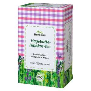 Bio Hagebutte-Hibiskus Tee, 15 Filterbeutel