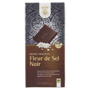 Bio Schokolade Fleur de Sel Noir
