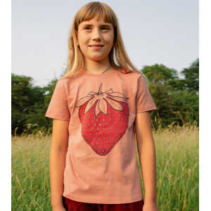 Cmig Kinder T-Shirt Erdbeere in rose clay