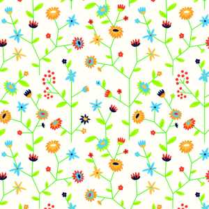 Geschenkpapier aus Gras auf Rolle | Blumen – 1 Stk