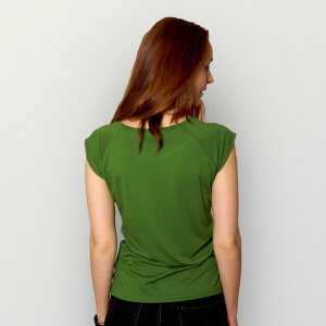 HANDGEDRUCKT “Eule” Bamboo Frauen T-Shirt