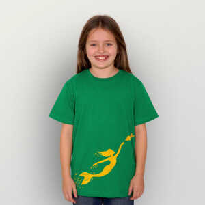 HANDGEDRUCKT “Meerjungfrau” Unisex Kinder T-Shirt