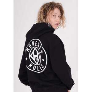 Honesty Rules Loose Fit Logo Hooded