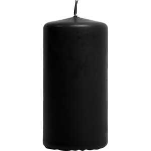 Kerzen Schwarz 10x5cm – 6 Stk