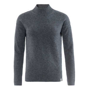 LIVING CRAFTS – Damen Pullover – Grau (100% Bio-Wolle), Nachhaltige Mode, Bio Bekleidung