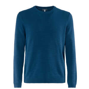 LIVING CRAFTS – Herren Pullover – Blau (100% Bio-Baumwolle), Nachhaltige Mode, Bio Bekleidung