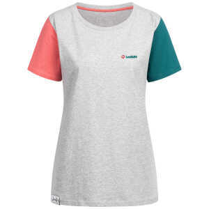 Lexi&Bö Colored Sleeves T-Shirt Damen mit Logo Print