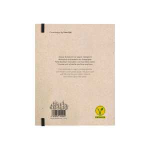 Matabooks Notizbuch “Schweizer Broschur” Luna aus Graspapier A5, 142 Blatt
