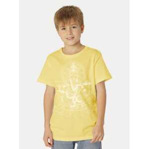 Peaces.bio – handbedruckte Biomode Bio-Kinder T-Shirt Ganesha