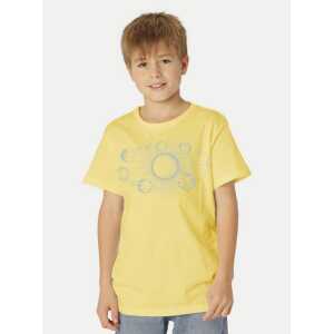 Peaces.bio – handbedruckte Biomode Bio-Kinder T-Shirt Sonnensystem