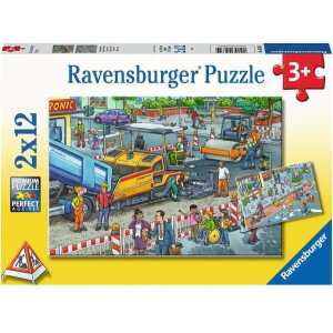 Puzzle Ravensburger Straßenbaustelle 2 X 12 Teile